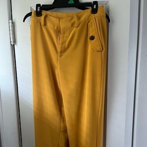 Yellow business casual pants. Apt 9x Cara Santana